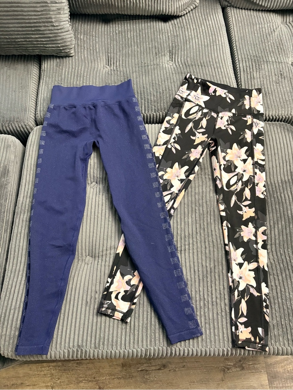 Victorias Secret floral active leggings and Victoria’s Secret pink active S